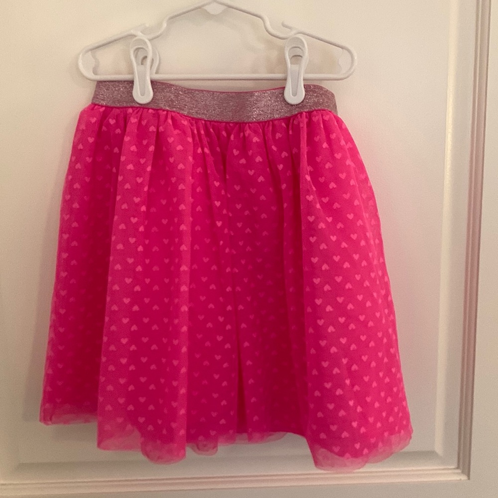 Cat & Jack size 10/12 heart tulle skirt. VVGUC.